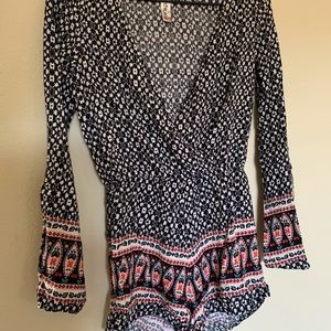 Long Sleeve colorful romper